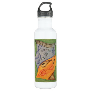Musical Symbols Colourful Treble Clef 710 Ml Water Bottle