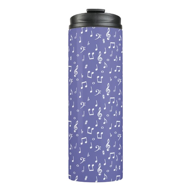 musical symbols  thermal tumbler (Front)