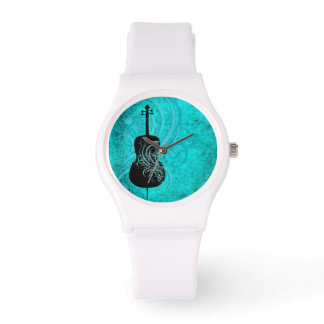 Musical Teal Cello Watch