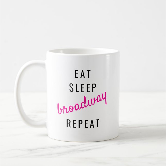 Musical Theatre Broadway Theatre Gift Idea Coffee Mug (Left)
