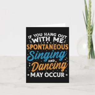 Musical Theatre Nerds Gifts Theatre Geek Graphic Q Card