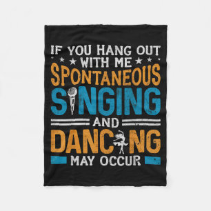 Musical Theatre Nerds Theater Geek Drama Lover Act Fleece Blanket