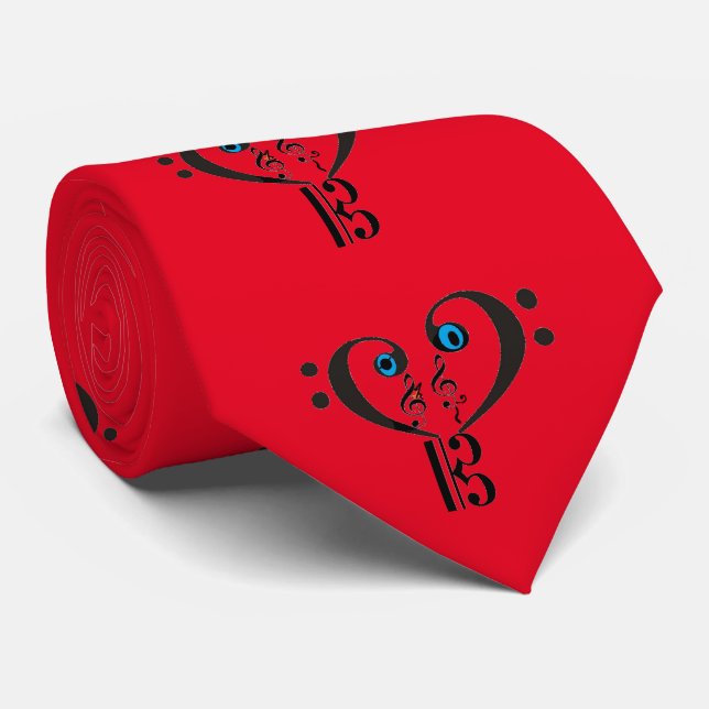 Musical Tie-- Clef Note -Bass Treble Note Tie (Rolled)