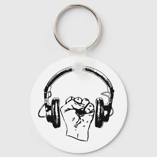 Musical Uprise button Key Ring (Front)