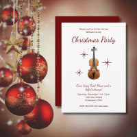Musical Violin Classical Music Christmas Party