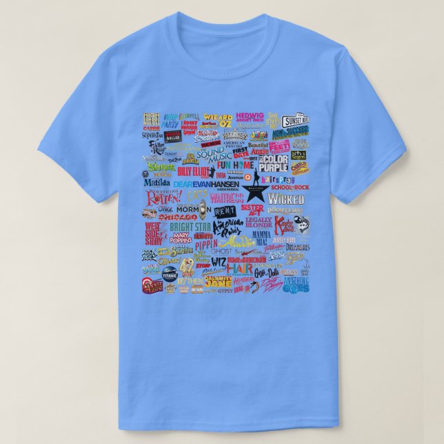 Musicals T-Shirt (Design Front)