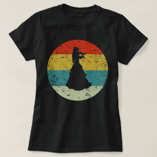 musicar viloin viloinist retro vintage silhouette T-Shirt