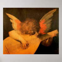 musician angel playing lute by Rosso Fiorentino