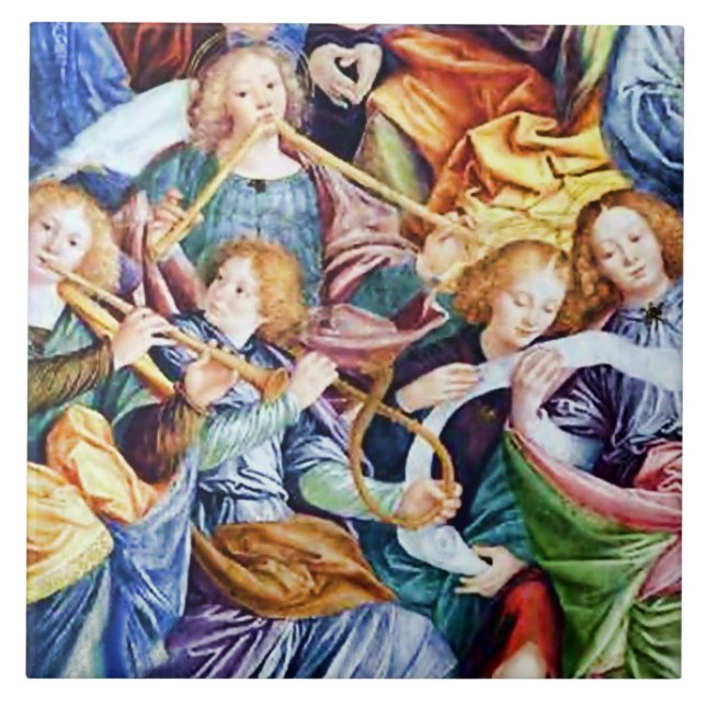 Musician Angels in Concert Tile (Front)