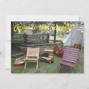 Musician Band Camp "Come to the Concert!" Invite