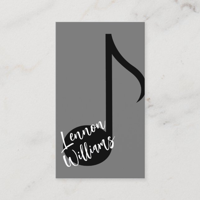 Musician Business Card (Front)