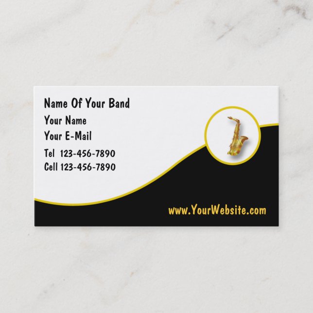 Musician Business Cards (Front)