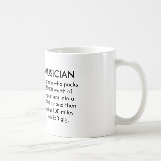 Musician Define Mug (Right)