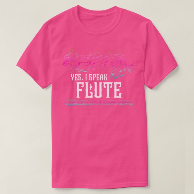 Musician Flute Flautist T-Shirt (Design Front)