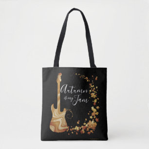 Musician Guitar Bag Autumn Is My Jam Music Band 
