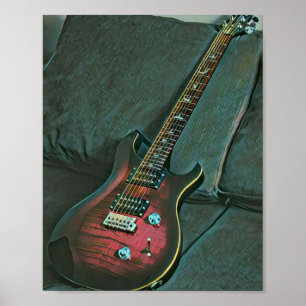 musician guitar lovers gift poster