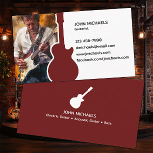 Musician Guitarist Business Card