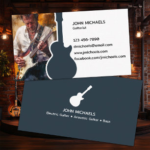 Musician Guitarist Business Card