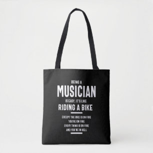 Musician Job Title Gift Tote Bag