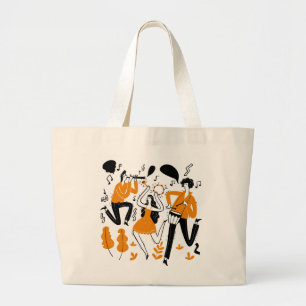 Musician Large Tote Bag