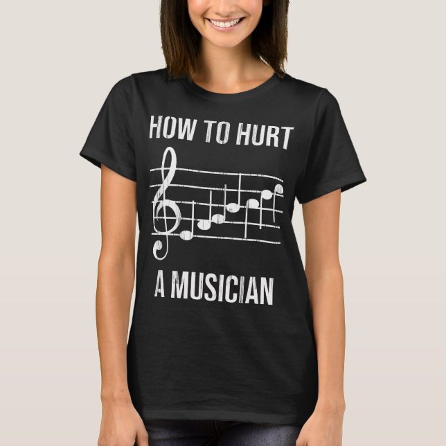 Musician Marching Band Instrument Music Conductor T-Shirt (Front)