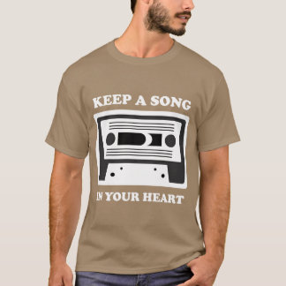 Musician Music Is My Life Rock Gift retro T-Shirt