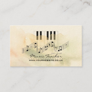 Musician/Music Teacher Business Card