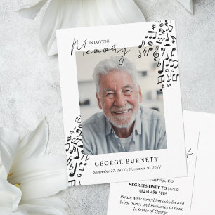 Musician Music Teacher Notes In Loving Memory