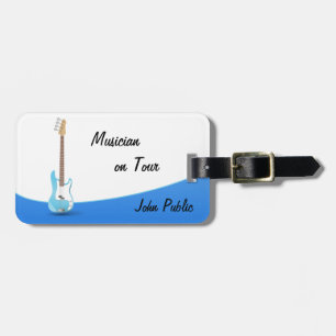 Musician on Tour Luggage Tags
