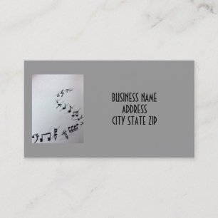 MUSICIAN OR MUSIC SHOP BUSINESS CARD