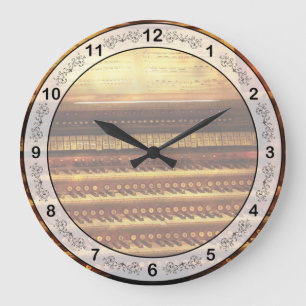 Musician - Organist - The Pipe Organ - large Clock