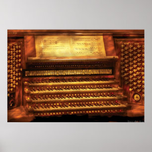 Musician - Organist - The Pipe Organ Poster