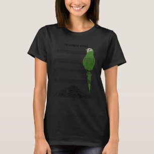 Musician Parrot I Sound Of Silence I Hahns Macaw T-Shirt