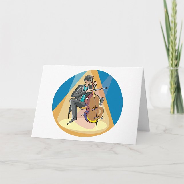 Musician Playing The Chello Card (Creator Uploaded)