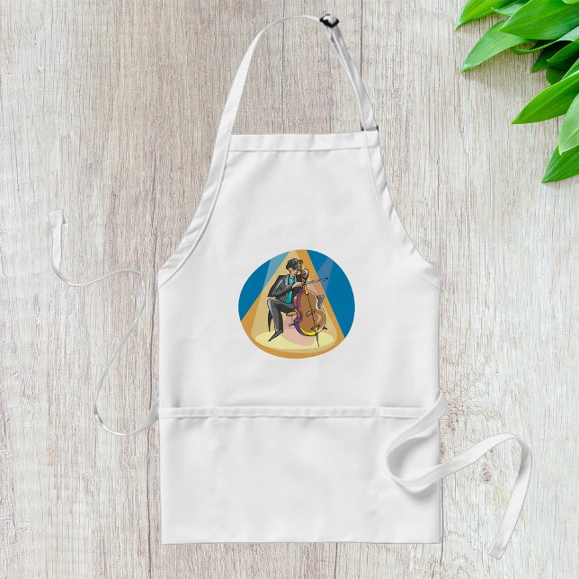 Musician Playing The Chello Standard Apron (Creator Uploaded)