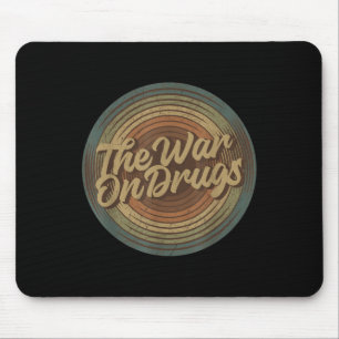 Musician Retro War On Drugs Vintage Vinyl 2010s Ro Mouse Pad