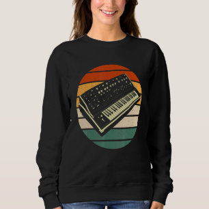 Musician Synthesizer Player Music Retro Synthesi Sweatshirt