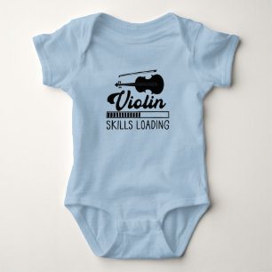 Musician Teacher Violin Skills Loading violinist Baby Bodysuit