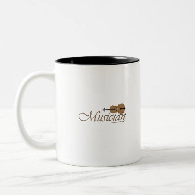 Musician Two-Tone Coffee Mug (Left)