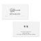 Musician White Business Card with a Guitar
