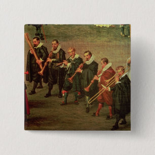 Musicians 15 Cm Square Badge