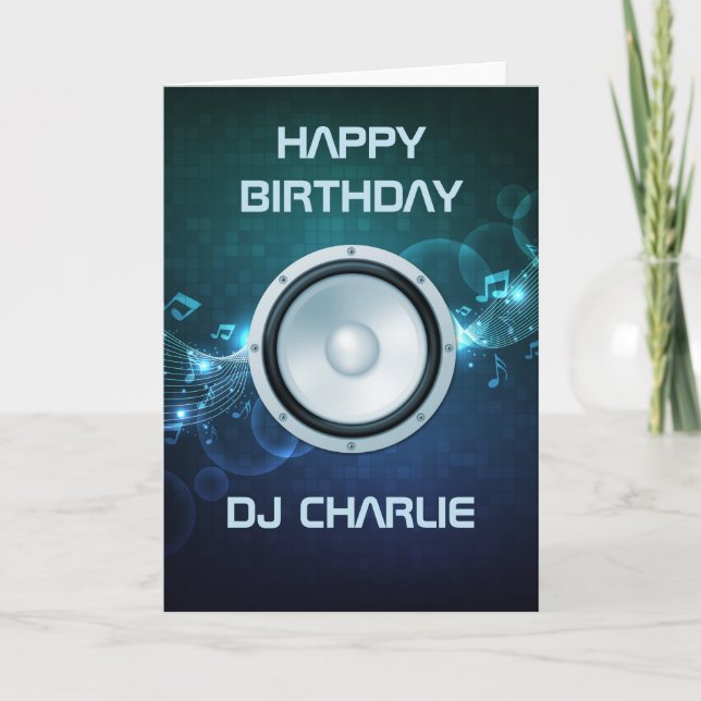 Musicians Birthday Card (Front)