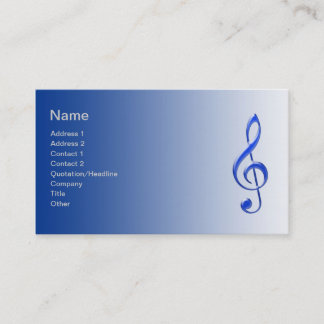 Musician's Business Card