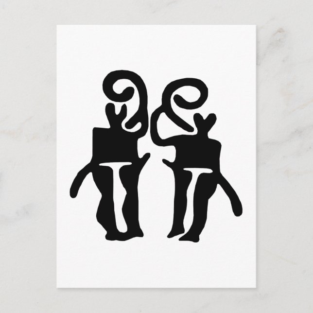 Musicians-BW Postcard (Front)