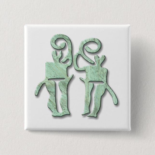 Musicians-copper 15 Cm Square Badge (Front)