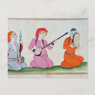 Musicians 'Costumes de la Cour et de la Postcard