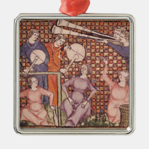 Musicians, from Ovide Moralise Metal Tree Decoration