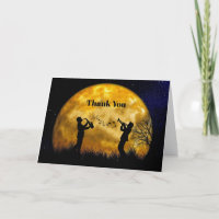 Musicians Full Moon Watercolor