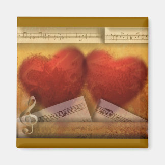 Musicians in love magnet