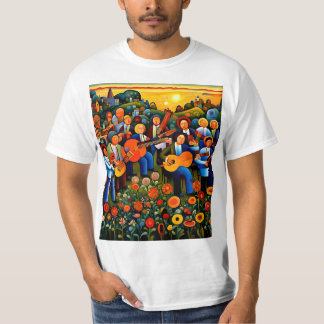 Musicians in the garden 2 T-Shirt